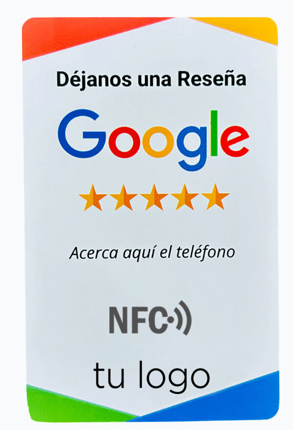 Tarejta blanca Google